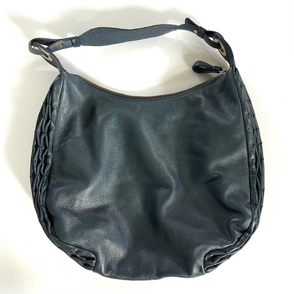 Goldenbleu leather hobo circular women’s handbag - Picture 2 of 10